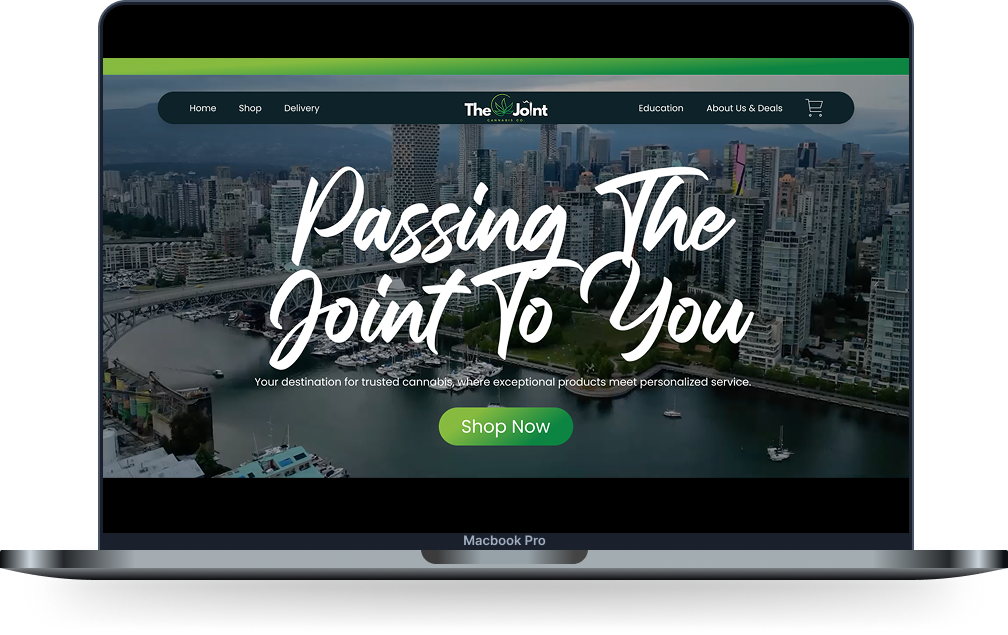 High quality cannabis products at The Joint Cannabis Co Vancouver BC desktop image